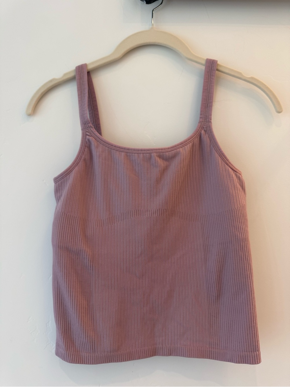 Lululemon Ribbed Tank Top in Dusty Pink